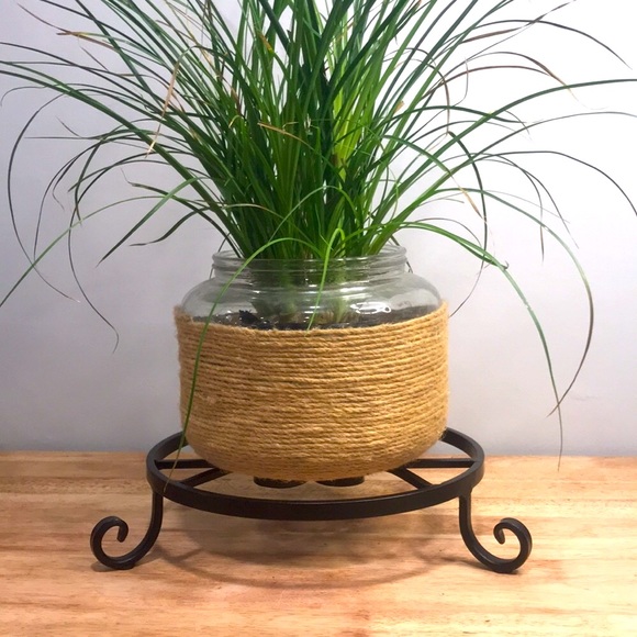 Other - Black Wrought Iron Plant Stand 🪴